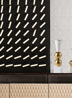 北欧样板房软装饰品摆件简约现代欧式家居餐桌P不锈钢大理石蜡烛