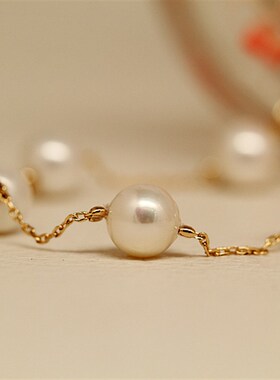 韩版时尚百搭仿珍珠锁骨链女日韩流行首饰K气质项链女短款女友礼