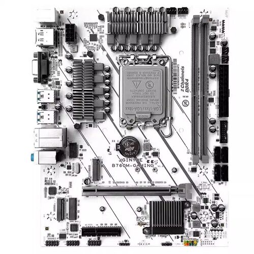 精粤B760M/Z690/Z790 雪之梦WIFIDDR4/DDR5 ARGB电竞主板CPU套装 - 图1
