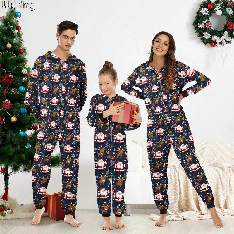 Shirts Pijamas clothes christmas Pajamas Matching family - 图0