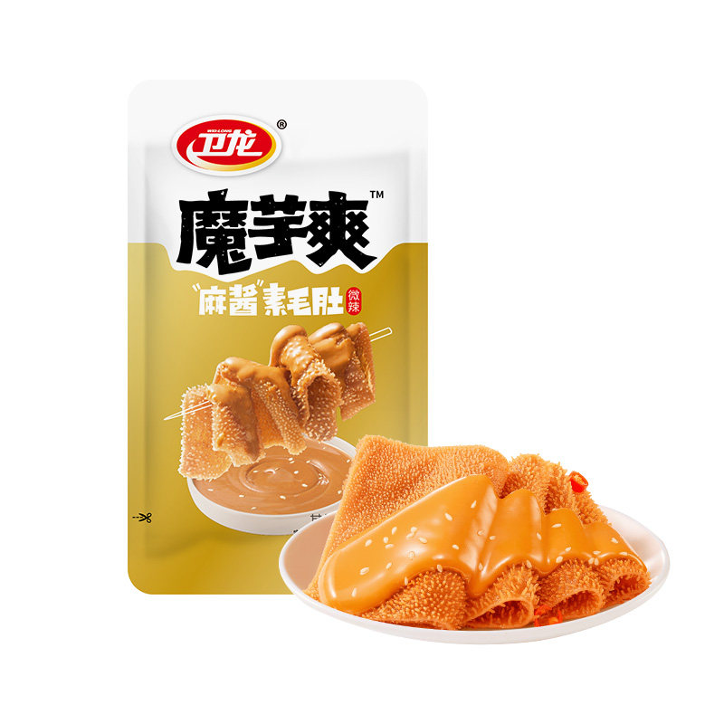 卫龙魔芋爽素毛肚馋魔芋网红零食休闲即食辣条解馋休闲零食小包装,淘宝优惠券,粉丝福利购,淘宝优惠卷