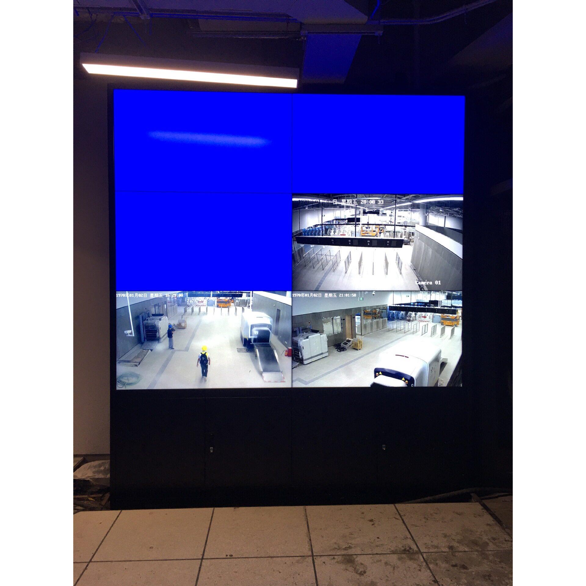 46-inch 50-inch large-screen TV wall security monitoring system security monitoring project pre-maintenance splicing TV wall cabinet