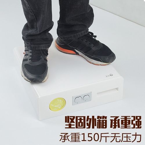 蹲便器加厚水箱家用卫生间挂墙式厕所冲水箱蹲坑冲水器蹲厕旱便池 - 图2