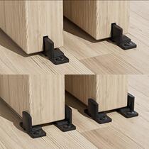 Barn door double pulley stop pendulum stopper limit positioner folding door washroom Toilet Push-and-pull Accessories Ground hardware