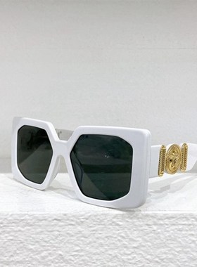 新款方形大框太阳眼镜女圆脸4478U时尚个性遮阳墨镜显瘦男黑白红