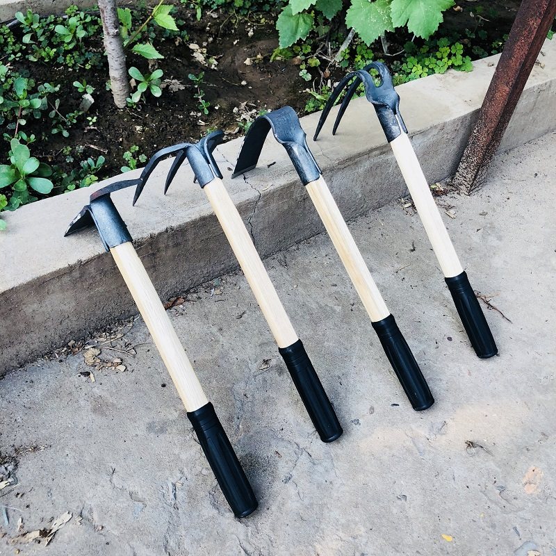 锻打小锄头家用除草种菜两用锄镐户外全钢挖土便携花锄松土小耙子,淘宝优惠券,粉丝福利购,淘宝优惠卷