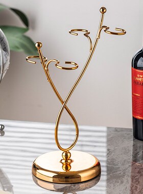 红酒杯台面悬挂展示架个性创意葡萄酒杯架欧式高S脚杯架酒柜收纳