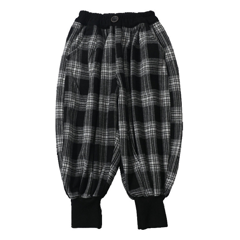 女童格子裤子秋装2026新款儿童春秋款洋气韩系哈伦裤宝宝秋季卫裤,淘宝优惠券,粉丝福利购,淘宝优惠卷