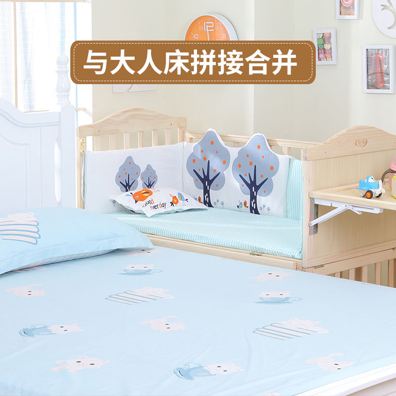 智童婴儿床多功能bb宝宝床实木无漆摇篮床可移动新生儿童拼接大床,淘宝优惠券,粉丝福利购,淘宝优惠卷