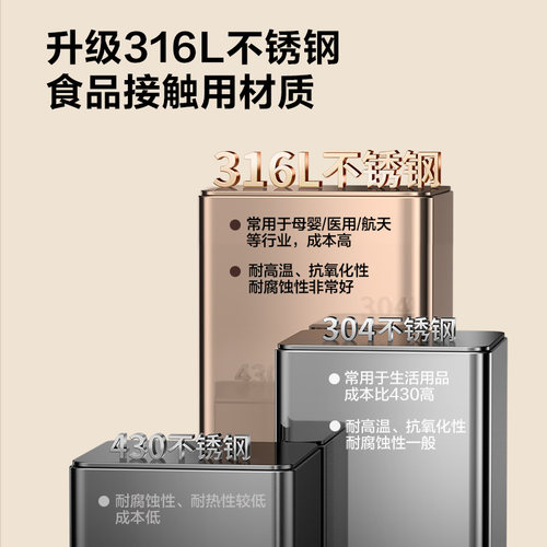 苏泊尔锤纹泼油小锅家用316不锈钢专用热油小锅多功能炝浇油神器 - 图0
