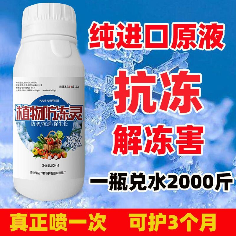 植物防冻液抗寒抗冻剂蔬菜果树花卉农作物防寒防冻害磁化防冻液 - 图0