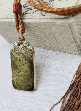 孙悟空吊坠斗战胜佛神像吊牌款项链供奉佛牌平安挂件男女挂坠汽车