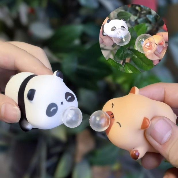 卡皮巴拉捏捏乐吹吐泡泡解压神器摆件治愈情绪稳定玩具儿童节礼品,淘宝优惠券,粉丝福利购,淘宝优惠卷