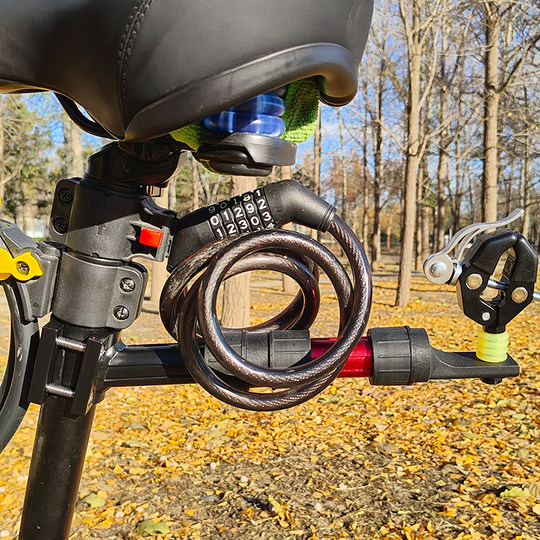布兰塔连接件自行车连接买菜车拖挂连接杆电动车连接器露营车配件