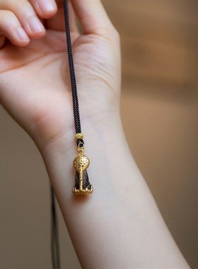 新款优选随身佛挂件中国风古法设计好运寓意吊坠项链高级设计感