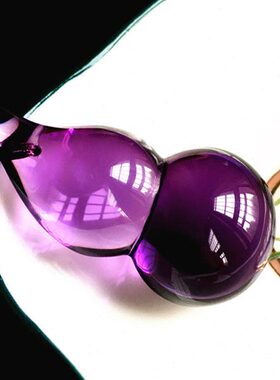 男女款葫芦福送寓意紫水晶绳齐全挂坠招财葫芦吊坠禄尺寸旺运双收