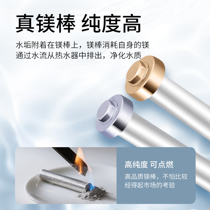 适用海尔电热水器镁棒40L50L60L80L100L升排污口阳极棒配件,淘宝优惠券,粉丝福利购,淘宝优惠卷