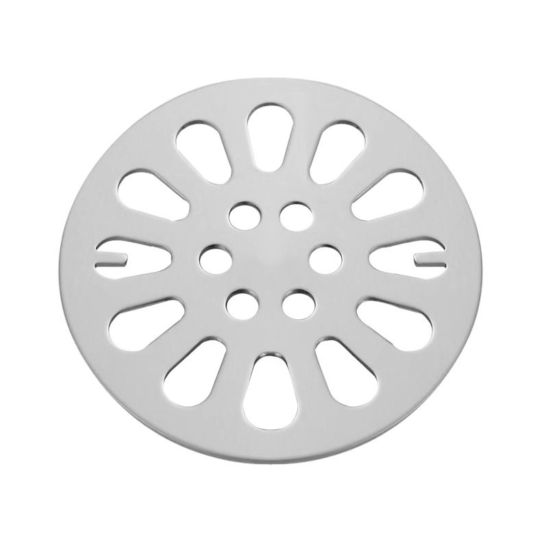 不锈钢地漏盖圆形卫生间防臭下水道地漏配件过滤网防虫淋浴房盖子