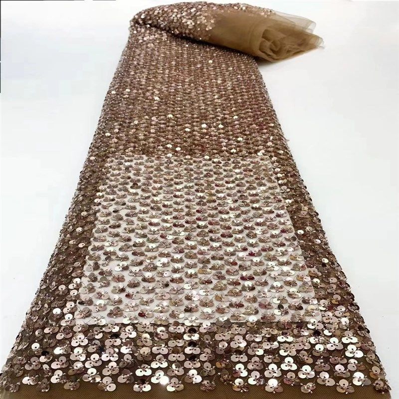 爆款加密亮片绣珠管绣蕾丝网纱布料婚纱礼服舞台服面料,淘宝优惠券,粉丝福利购,淘宝优惠卷