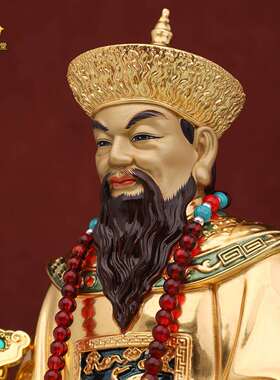 纯铜贴金黄三太爷太奶像四大家族胡黄常蟒太爷太奶像黑老太像摆件
