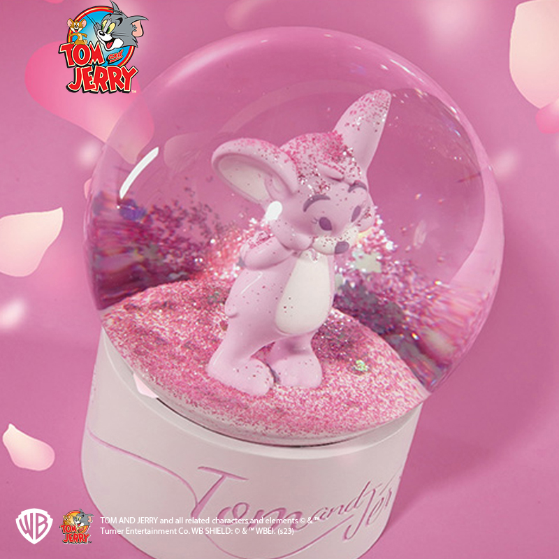 猫和老鼠Jerry桃花朵朵水晶球装饰生日礼物情人节送礼桌面摆件 - 图2