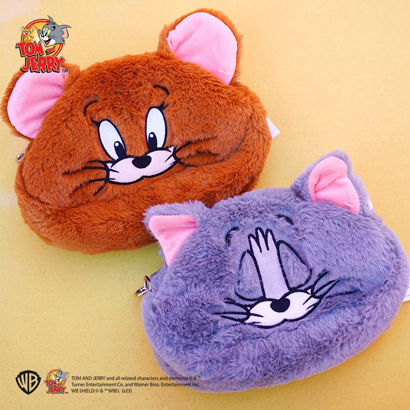 猫和老鼠正版可爱卡通周边斜挎包JERRY造型毛绒TOM手机包零钱包,淘宝优惠券,粉丝福利购,淘宝优惠卷