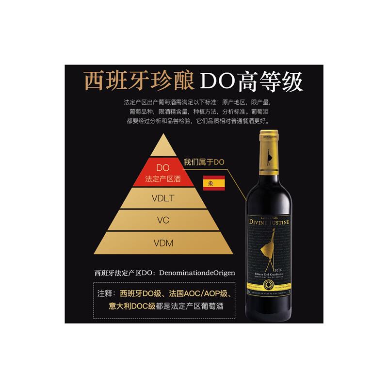 西班牙协会原瓶原装DO级进口劳拉红酒整箱干红葡萄酒750ml*6 - 图0