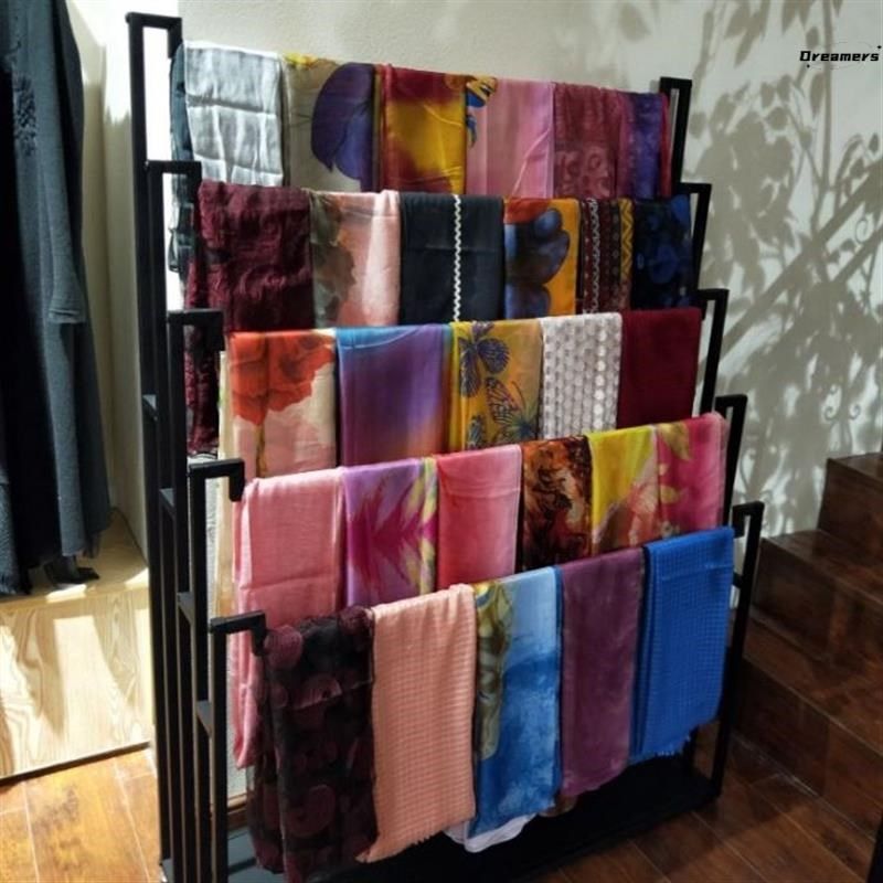 围巾展示铁艺架挂丝巾q架落地式服装店衣架展示架裤架子布料陈厂,淘宝优惠券,粉丝福利购,淘宝优惠卷