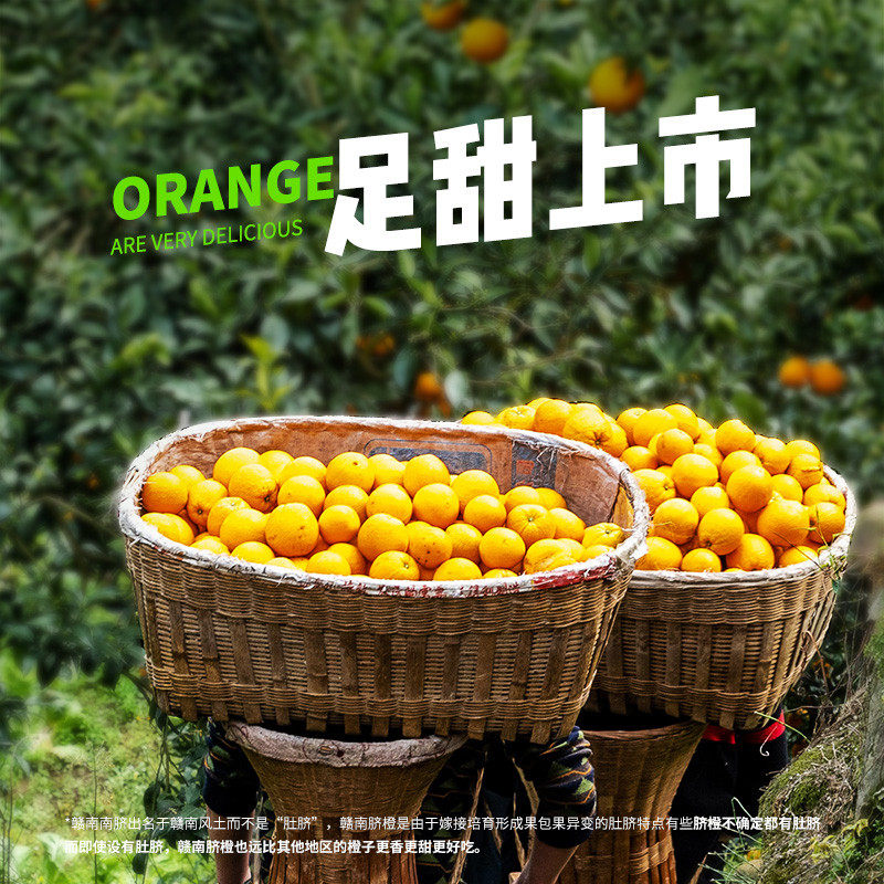 百果园店正宗江西赣南脐橙子应当季新鲜水果橙子4.5/9斤整箱顺丰,淘宝优惠券,粉丝福利购,淘宝优惠卷