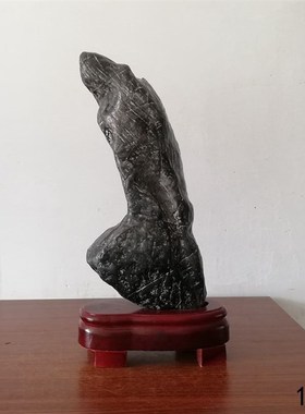 特价天然灵璧原石简l约现代朋友送礼中式案头灵璧石摆象形石1077