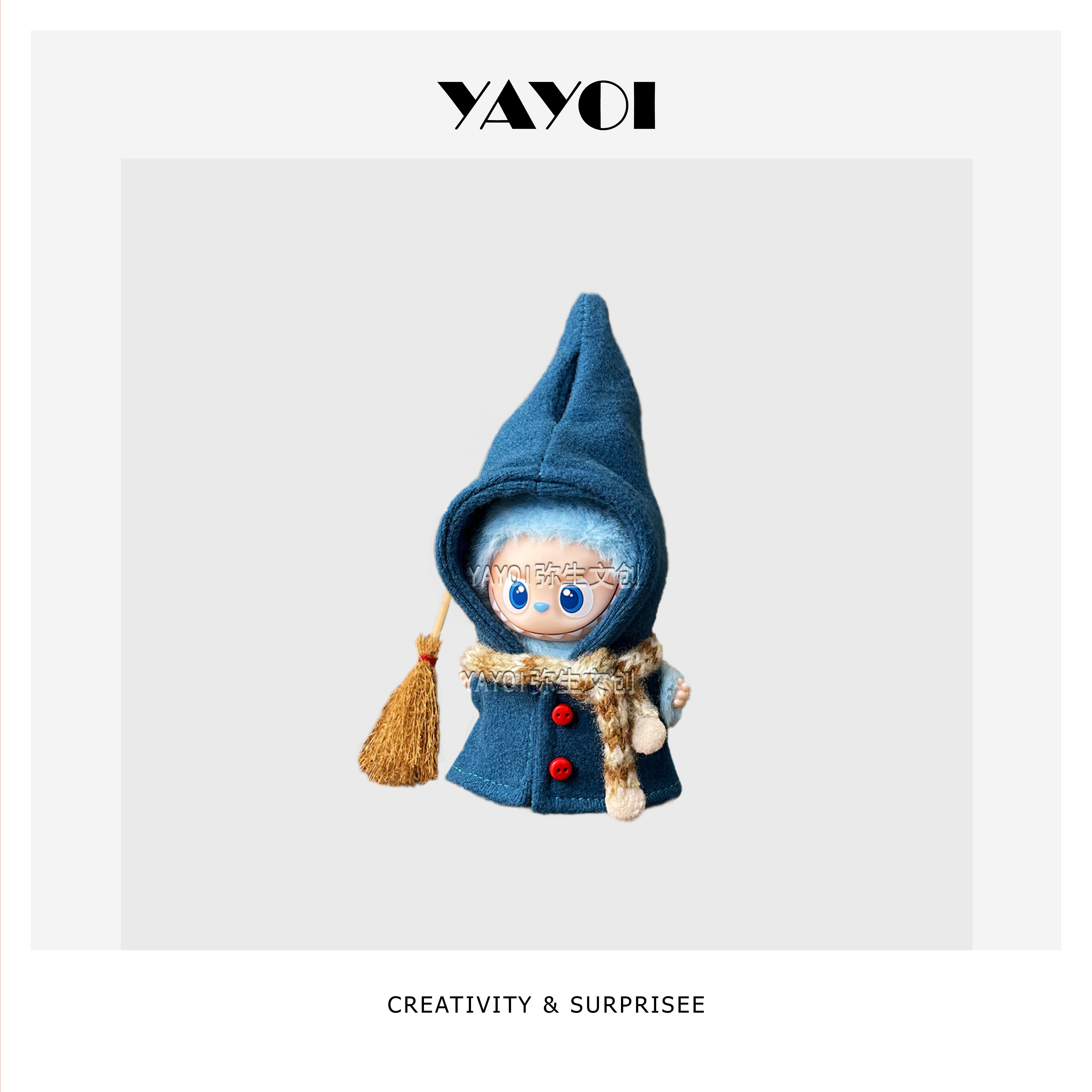 仅娃衣】四代拉布布4.0心底密码labubu10cm小鼻嘎衣服魔法斗篷装,淘宝优惠券,粉丝福利购,淘宝优惠卷