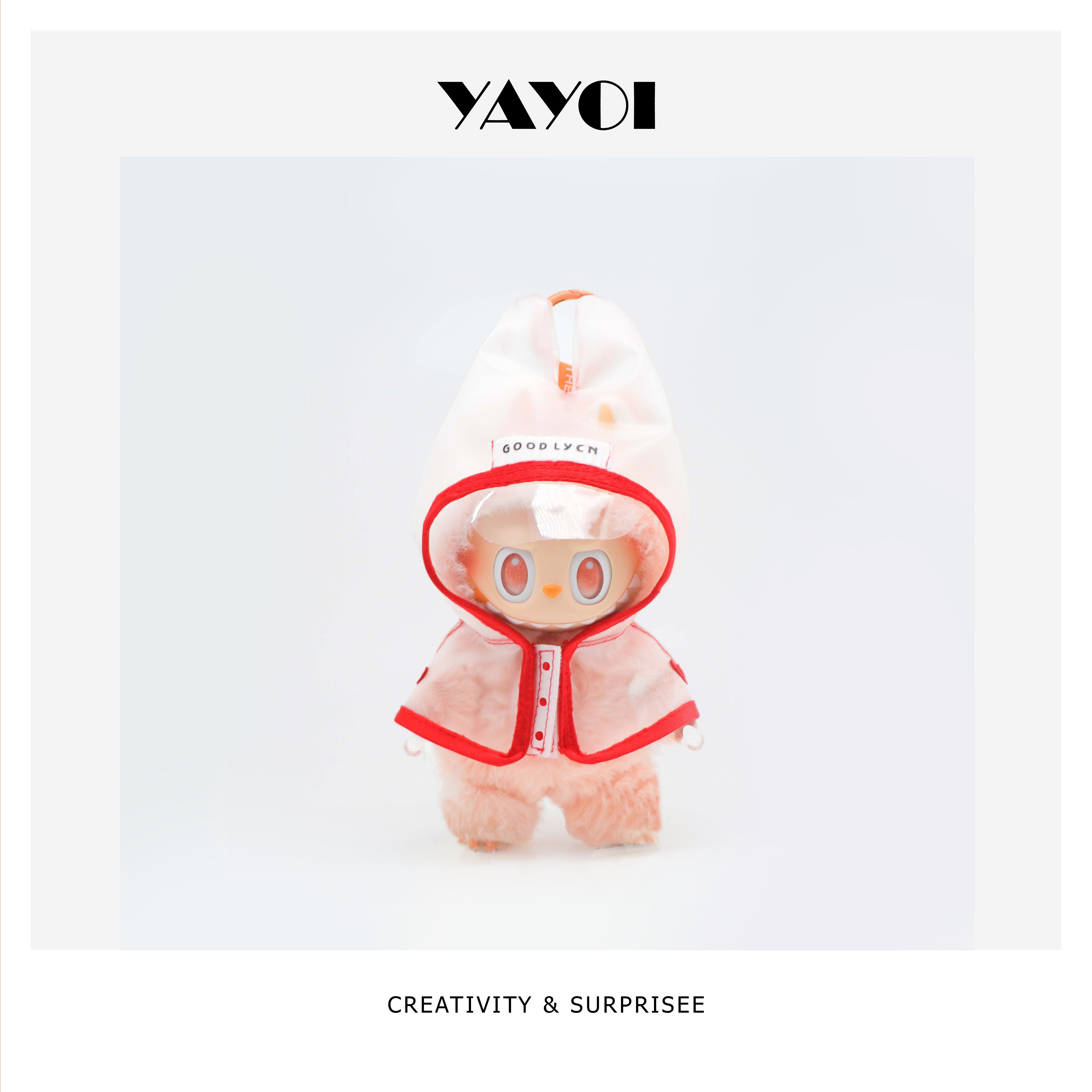 仅娃衣】三代labubu3.0前方高能幸运欢乐希望拉布布雨衣衣服着替,淘宝优惠券,粉丝福利购,淘宝优惠卷