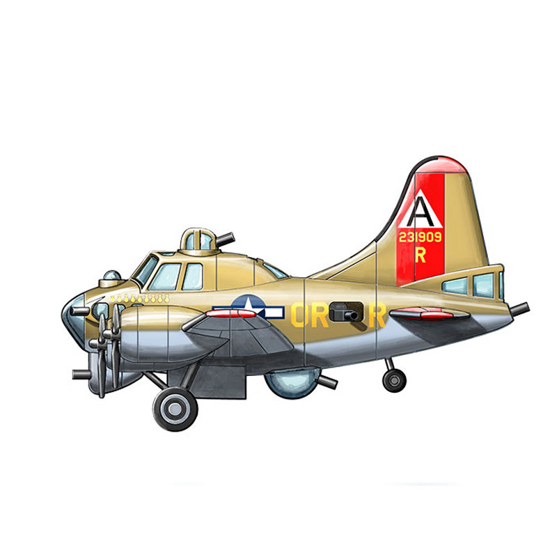 MENG mPLANE-001 B-17G“空中堡垒”轰炸机,淘宝优惠券,粉丝福利购,淘宝优惠卷