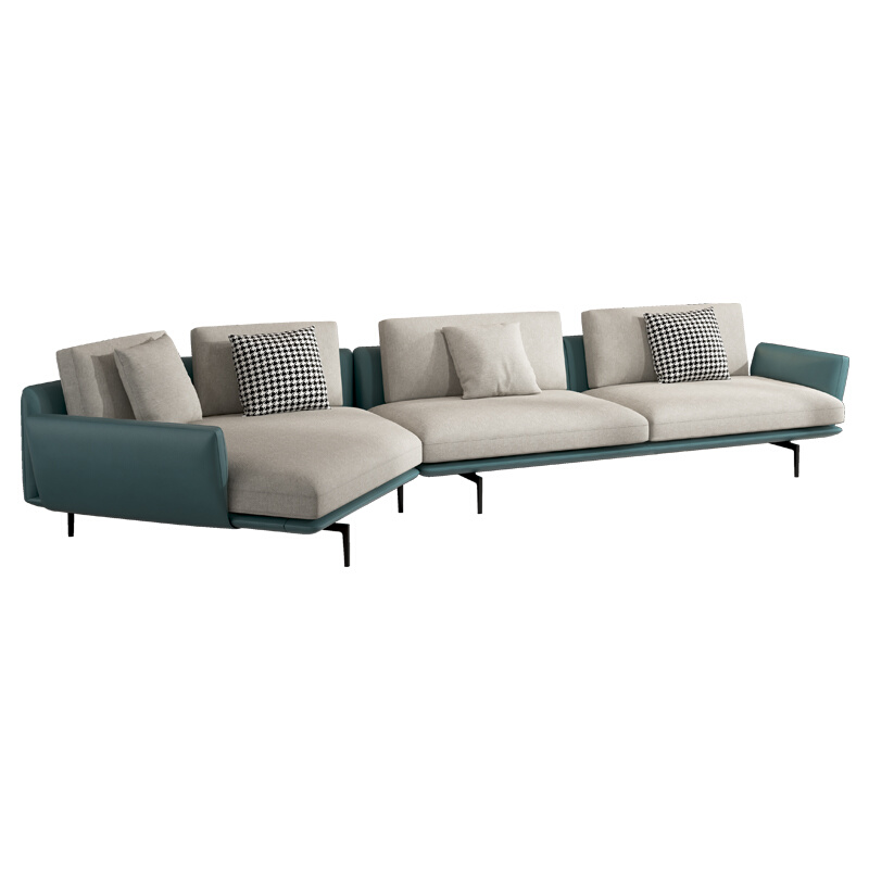 布艺沙发异形转角沙发小户型科技布2024新款客厅意式极沙发-图3