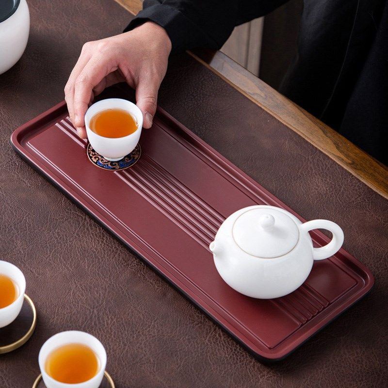 远舍电木茶盘家用小号一人干泡台小型排水式P简约现代长方形茶台,淘宝优惠券,粉丝福利购,淘宝优惠卷