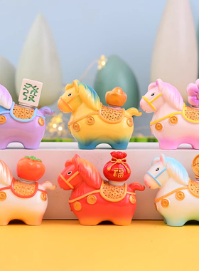 文创纪念品年会伴手礼唐三彩小马
