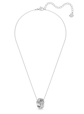 施华洛世奇Hyperbola 交错圆圈项链潮流百搭高级感仿水晶配饰吊坠