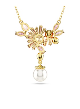 施华洛世奇Gema女士百搭浪漫樱花形项链精致高级感轻奢礼物饰品