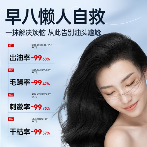 蓬松免洗洗发水去油保湿清洁净爽吸油凝露干爽高颅顶神器干发喷雾 - 图1