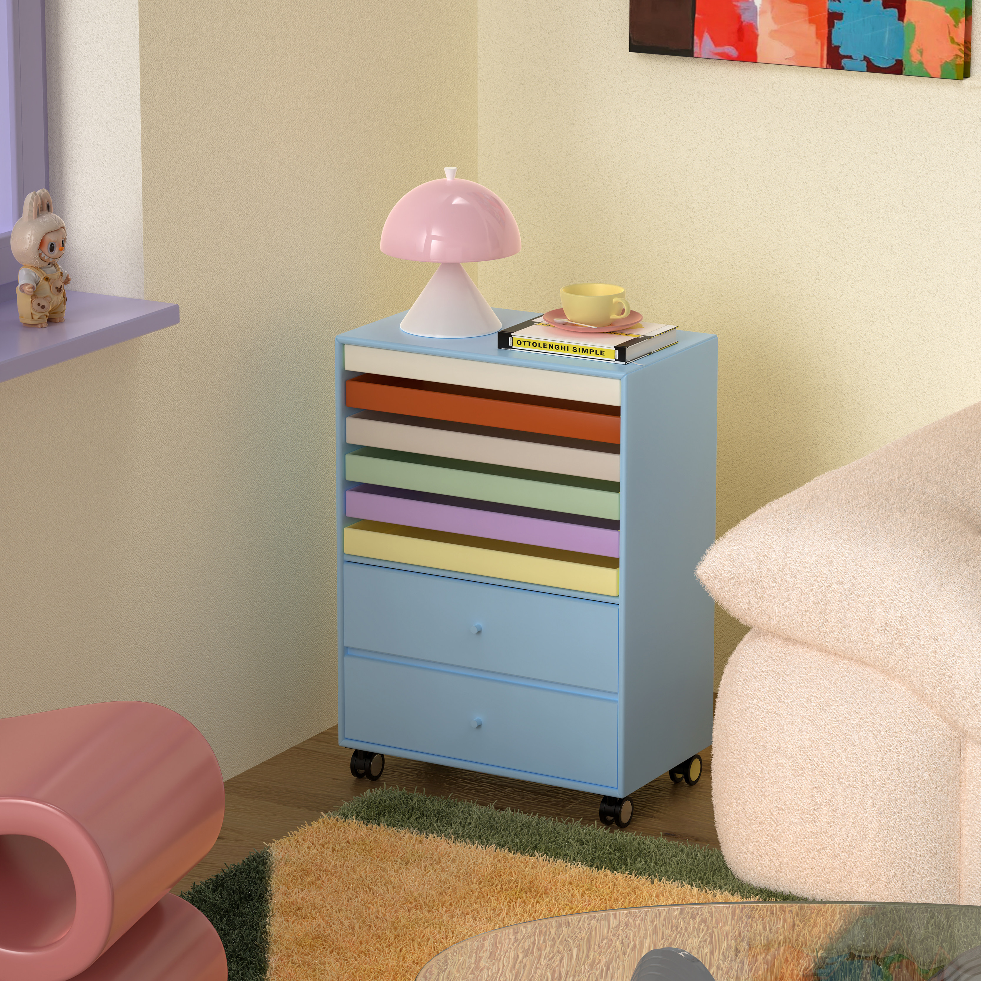 独也/Montana北欧现代定制移动边柜文件柜多巴胺家具可移动储物柜,淘宝优惠券,粉丝福利购,淘宝优惠卷