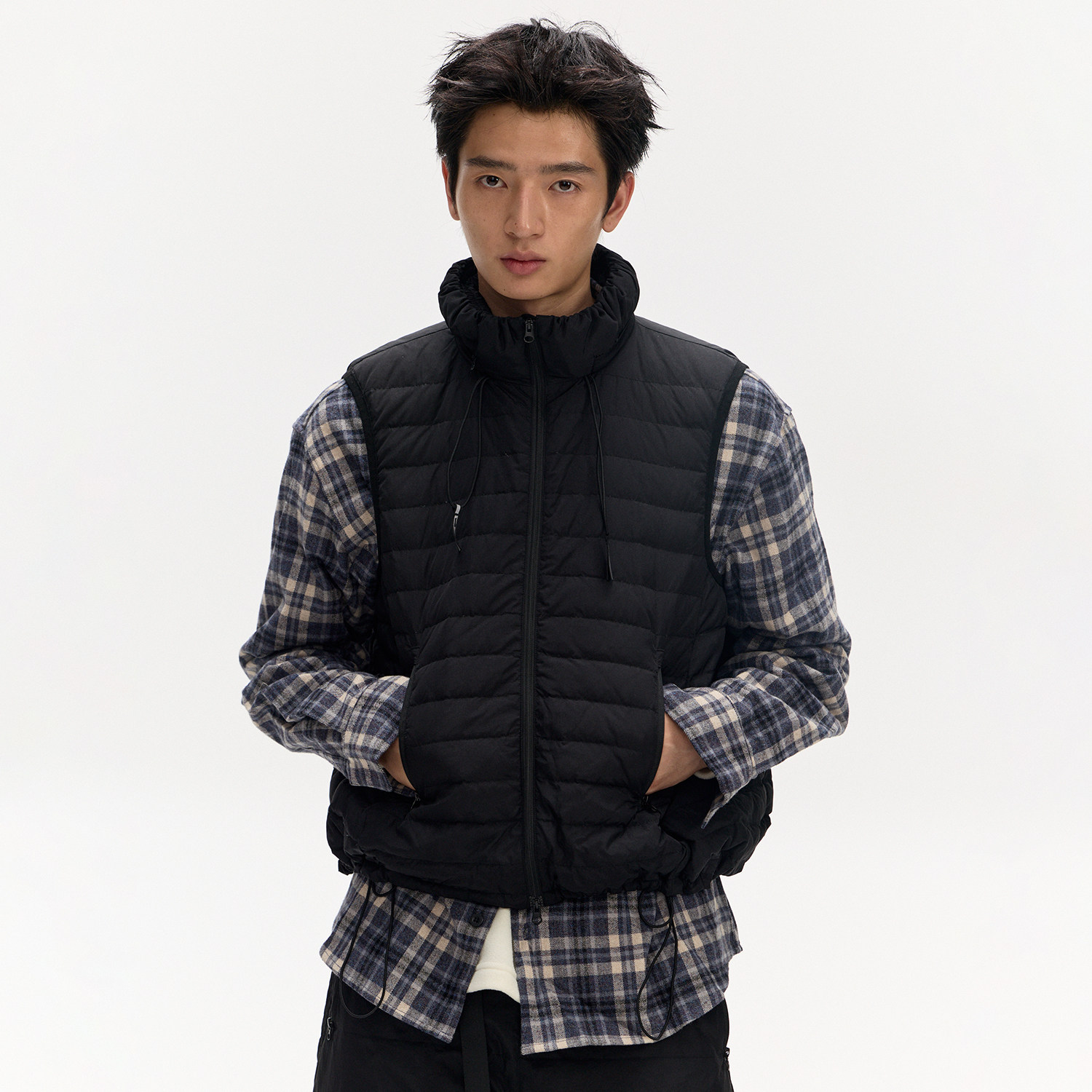 【chammy专属】江南先生隐藏式帽子小立领羽绒马甲冬保暖背心,淘宝优惠券,粉丝福利购,淘宝优惠卷