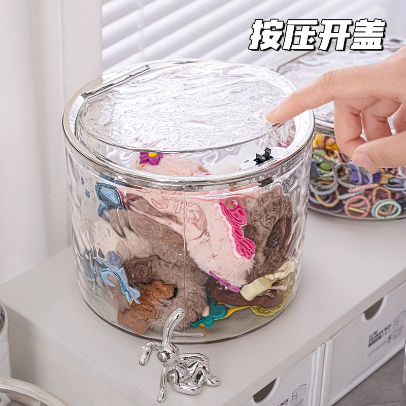 儿童发饰收纳盒宝宝发夹头绳发箍饰品大容量皮筋发卡女生首饰盒