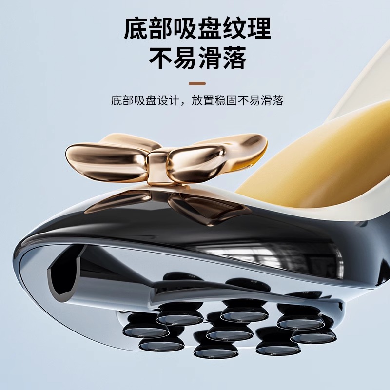高跟鞋肥皂盒创意家用浴室洗漱台轻奢吸盘沥水香皂置物架摆件收纳