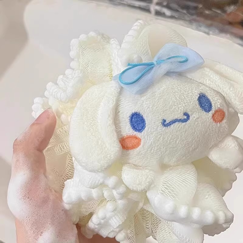 ins可爱三丽鸥卡通浴球宿舍耐用家用沐浴球浴花学生搓澡球起泡器