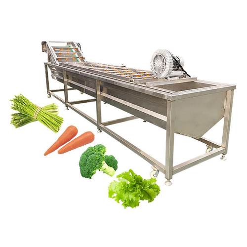 气泡翻浪水果清洗机全自动连续式橙子清洗机变频多功能高效商用 - 图0