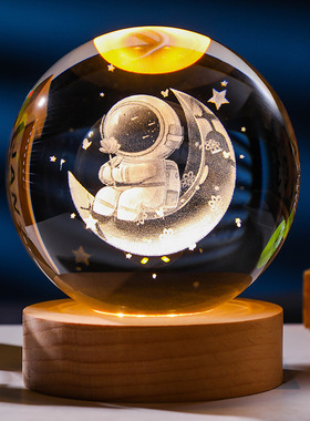 火烈鸟水晶球小夜灯鲨鱼鲸