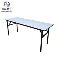 Mickey Agent Folding Meeting Table Soft Bag Face Rectangular Training Table Outdoor Pendulum Stall Table Folding Table Strip Table 16