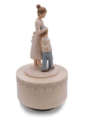 Music Box Ms Day Gift Hovme imitatoon Wood Resin Crafts Rot