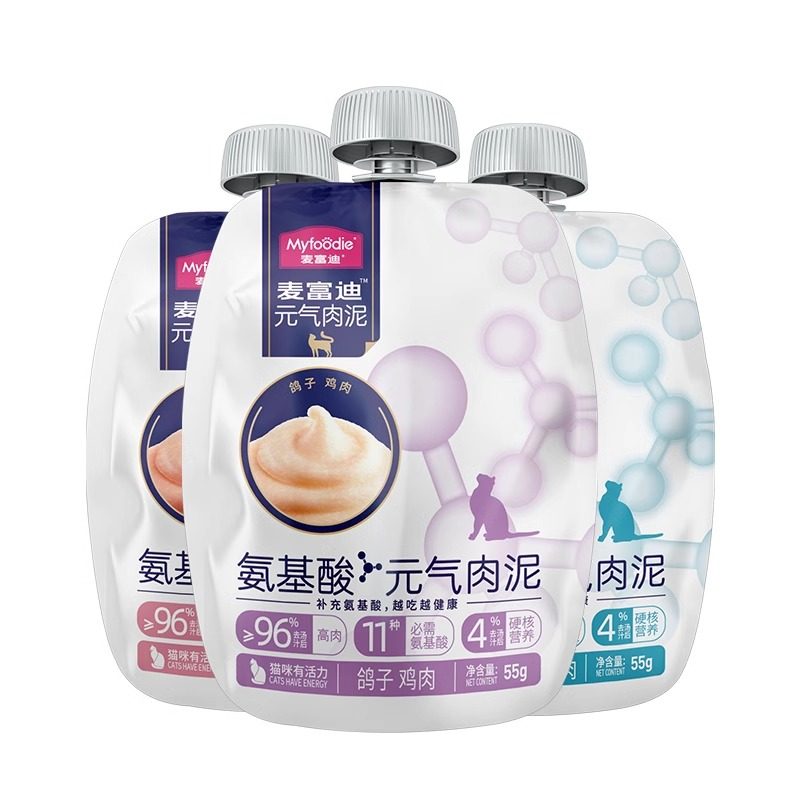 麦富迪猫咪零食湿粮氨基酸元气肉泥鸡肉营养湿粮补水成幼猫条55g,淘宝优惠券,粉丝福利购,淘宝优惠卷