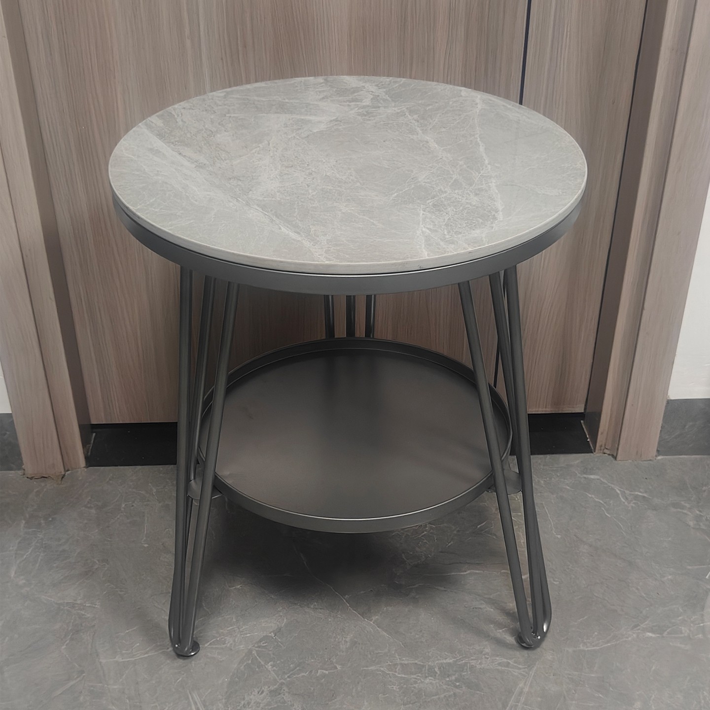 圆形双层茶几圆桌休闲洽谈桌家用简约现代阳台茶桌客厅沙发咖啡桌,淘宝优惠券,粉丝福利购,淘宝优惠卷